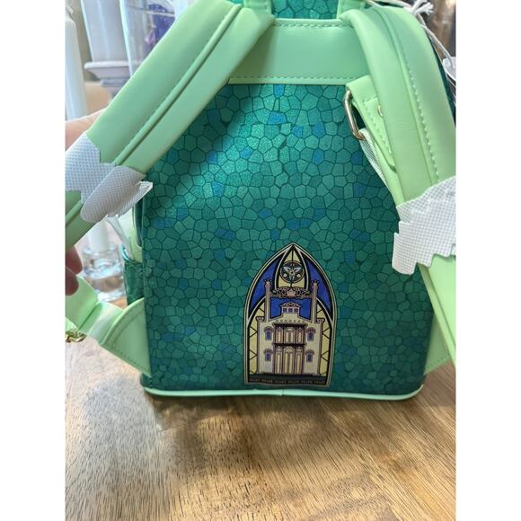Loungefly Disney Princess Stained Glass Collection Tiana Mini Backpack NWT